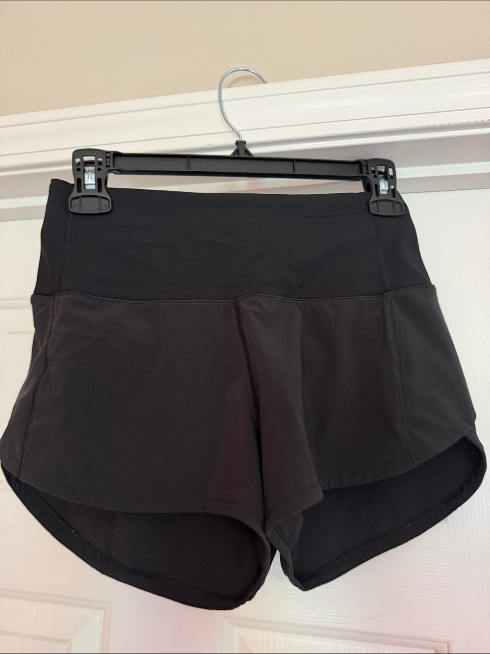Lululemon Black athletic shorts - High-Waist Performance